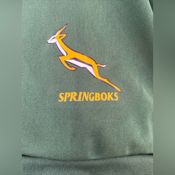 Asics SPRINGBOKS SOUTH AFRICA RUGBY WORLD CUP 2019 JERSEY Size L VGC - Picture 10 of 15